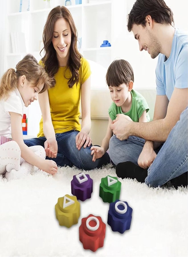 ZIBUYU® Korean Gonggi Game Set Traditional Stone Picking Game for Kids with 5 Colorful PVC Rocks & Storage Box Hand Eye Coordination, Party Games, Fun Skill Training - Image 5